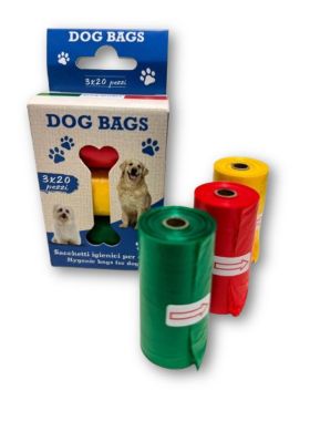 DOG BAGS - sacco igienico 3 ROTOLI