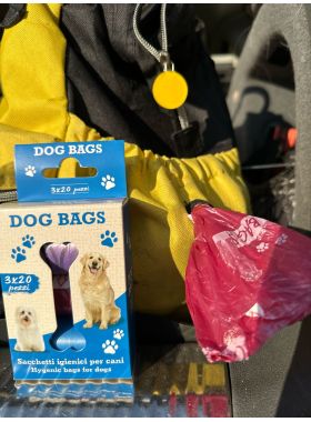 DOG BAGS - sacco igienico 3 ROTOLI