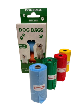 DOG BAGS - sacco igienico 4 ROTOLI