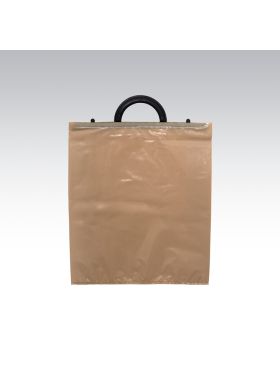 Borsa In Plastica Bianca Rigida Busta Con 2 Manici Per Spesa Shopping Da Donna Sacco Portatutto Riutilizzabile Colorato 91856381 - 2