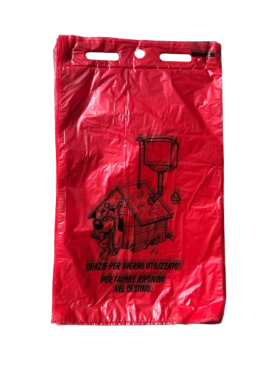 Sacco igienico animali piatto